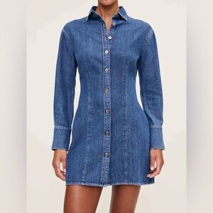 NWT DL1961 Lisette Denim Shirt Dress